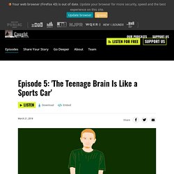 Caught: 'The Teenage Brain Is Like a Sports Car' - How the still developing teen brain leads to erratic and unpredictable chices