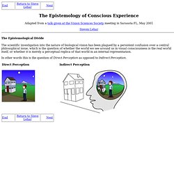 The Epistemology of Conscious Experience