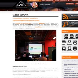 Le blog de l'EPITA Apprentissage : HackSense @EPITA: les hackers ont du coeur