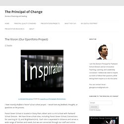 The Vision (Our Eportfolio Project)