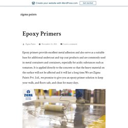 Epoxy Primers