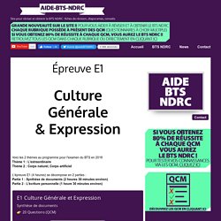 Épreuve E1 - aide-bts-nrc.overblog.com