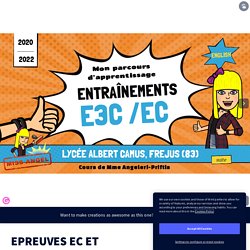 EPREUVES EC ET ENTRAINEMENTS 2020-2022 by ppangel3 on Genially