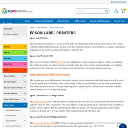 Wholesale Epson Label Printers Canada