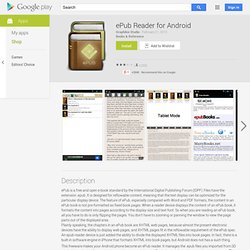 ePub Reader for Android