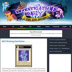 MLP Drinking Card Game