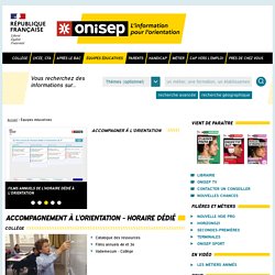 Équipes éducatives - Onisep