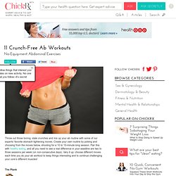 11 Crunch-Free Ab Workouts, No-Equipment Abdominal Exercises