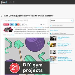 21 DIY Gym Equipment Projects to Make at Home