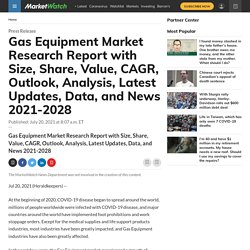 Gas Equipment Market Research Report with Size, Share, Value, CAGR, Outlook, Analysis, Latest Updates, Data, and News 2021-2028