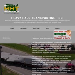 Oversize Hauling Services