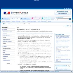 Équitation : la TVA passe à 20 % - service-public.fr