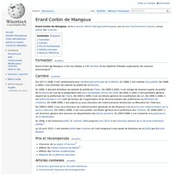 Erard Corbin de Mangoux wikipedia