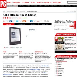 Kobo eReader Touch Edition Review & Rating