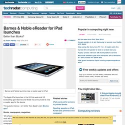 Barnes & Noble eReader for iPad launches