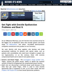 Get Fight with Erectile Dysfunction Problems and Beat It