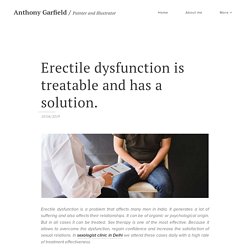 Erectile dysfunction is treatable and has a solution.