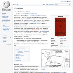 Butler's Erewhon (wiki)