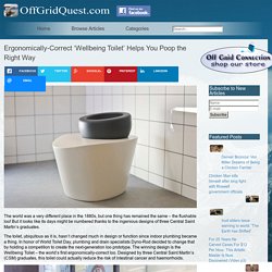Ergonomically-Correct ‘Wellbeing Toilet’ Helps You Poop the Right Way