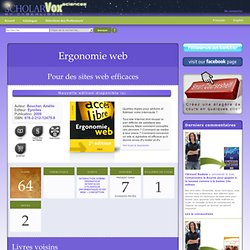 Ergonomie web : Pour des sites web efficaces 2e édition