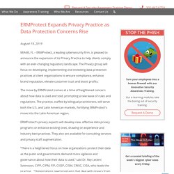 ERMProtect Expands Privacy Practice as Data Protection Concerns Rise