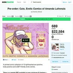 Pre-order: Cute, Erotic Comics of Amanda Lafrenais by Amanda Lafrenais