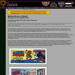 Basic - Erowid Online Books : Mickey Mouse on Speed: Mickey Mouse and the Medicine Man - StumbleUpon