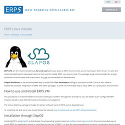 ERP5 Most Powerful Open Source ERP