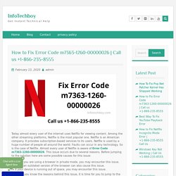 How to Fix Error Code m7363-1260-00000026