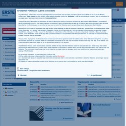 Erste Group Research Center - Overview
