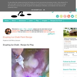 Erupting Ice Chalk Paint Recipe