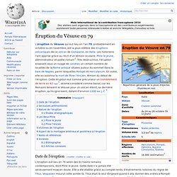 Éruption du Vésuve en 79