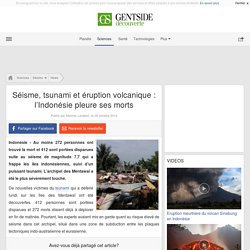 Séisme, tsunami et éruption volcanique : l’Indonésie pleure ses morts