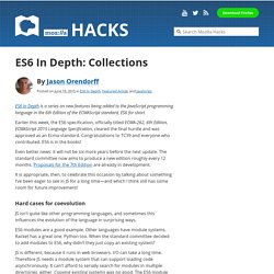 ES6 In Depth: Collections