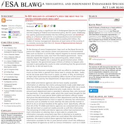 ESA blawg