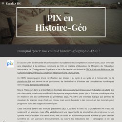 Escale.s HG - PIX en Histoire-Géo