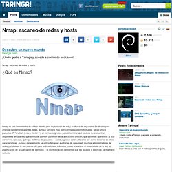 Nmap: escaneo de redes y hosts