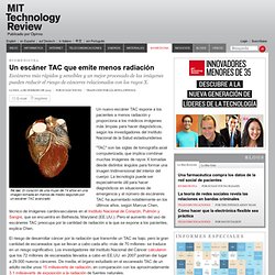 Un escáner TAC que emite menos radiación 