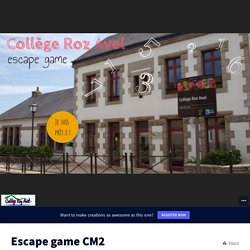 Escape game CM2