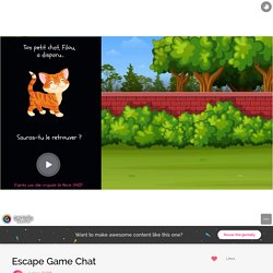 Escape Game Chat par DARIF sur Genially