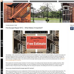 Fire Escape Repair NYC – What Makes It Important?