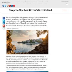 Escape to Skiathos: Greece's Secret Island