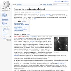 Escatología (movimiento religioso)