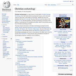 Christian eschatology