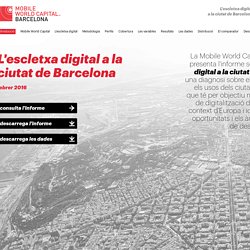 L'escletxa digital a la ciutat de Barcelona