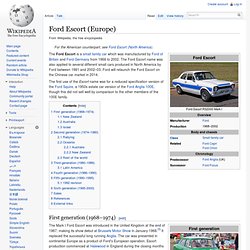 Ford Escort (Europe)