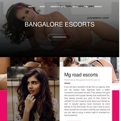 Mg road escorts, Mg road escorts service bangalore -skokkaa