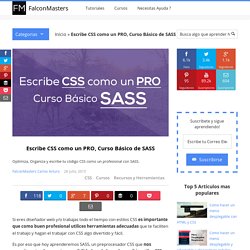 Escribe CSS como un PRO