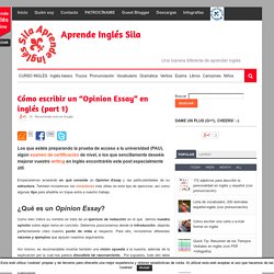 Como escribir opinion essay en ingles image