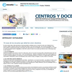 10 cosas de las escuelas que deberían estar obsoletas